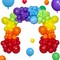 Rainbow Balloon Arch Kit 111Pcs 18 12 5 Inch Latex Colorful Party Balloons Garland